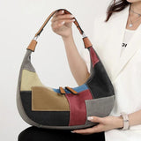 Canvas Underarm Bag Women's Shoulder Bag