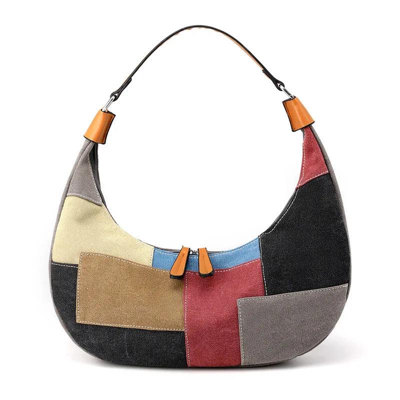 Canvas Underarm Bag Women's Shoulder Bag