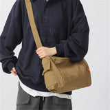 Korea Women's Bag Zipper Handbags Nylon Waterproof Totes