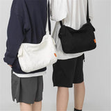 Korea Women's Bag Zipper Handbags Nylon Waterproof Totes