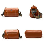 High Oil Wax Leather Women Shoulder Messenger Bags