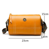 High Oil Wax Leather Women Shoulder Messenger Bags