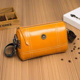High Oil Wax Leather Women Shoulder Messenger Bags