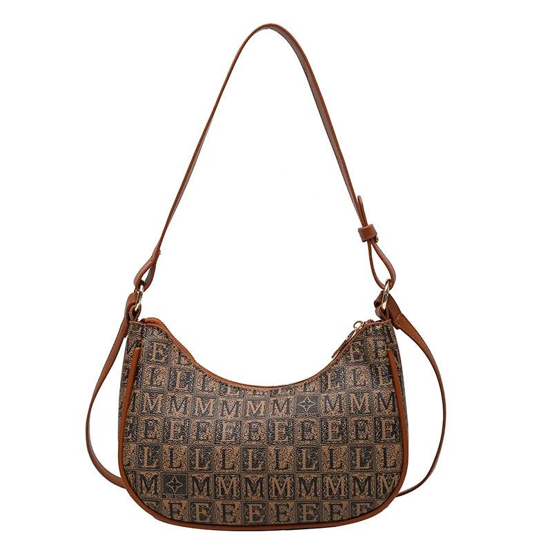 Leopard Print Shoulder Messenger Bag Crossbody Bag PU Leather Women Handbag