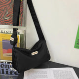 Solid High Nylon Ladies Shoulder Bags Women Messenger Bags