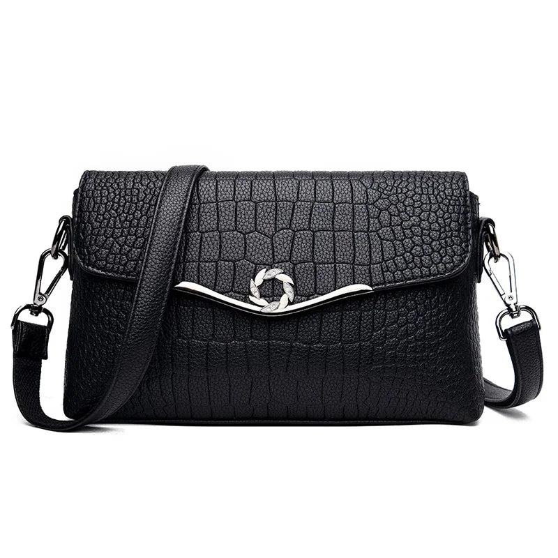 Messenger Bag Soft PU Leather Handbags Small Crossbody Bags for Women