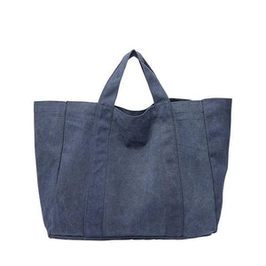 Large Capacity Canvas Tote Shoulder Bag for Women and Men
