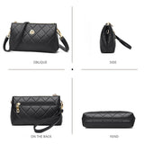 Classic Lattice Small Crossbody Bag Women's Purse Clutch Wallet