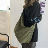Women Canvas Shoulder Bags For Casual Ladies Youth Crossbody Bags