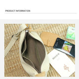 Canvas Dumpling Bag Women's Shoulder Bag Messenger Bag