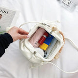 Pleated Women's Shoulder Bag Crossbody Chain Handbag