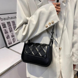 Women's PU Leather Crossbody Bag Square Shoulder Bag Yellow Khaki