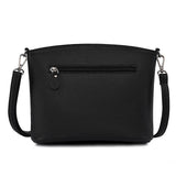 Small Leather Messenger Bag for Women - Crossbody Shoulder Bag