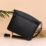 Small Leather Messenger Bag for Women - Crossbody Shoulder Bag