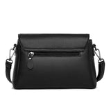 High Capacity Cowhide Leather Crossbody Bag for Women