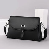 High Capacity Cowhide Leather Crossbody Bag for Women