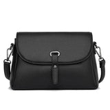 High Capacity Cowhide Leather Crossbody Bag for Women