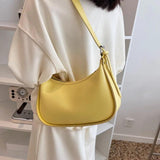Women's PU Leather Shoulder Bag Large Messenger Beige