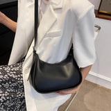 Women's PU Leather Shoulder Bag Large Messenger Beige