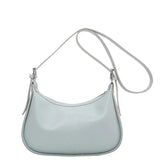Women's PU Leather Shoulder Bag Large Messenger Beige