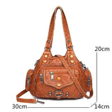Women Shoulder Bag Soft Leather Crossbody Lady Messenger