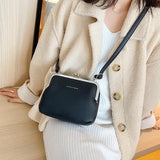 Multi-Layer Messenger Bag Female Clutch Bag PU Shoulder Crossbody Bags