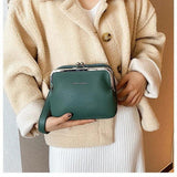Multi-Layer Messenger Bag Female Clutch Bag PU Shoulder Crossbody Bags