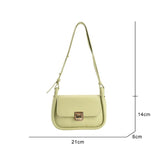 Women's PU Leather Shoulder Bag Crossbody Yellow