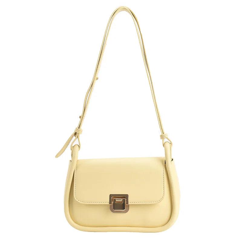 Women's PU Leather Shoulder Bag Crossbody Yellow