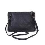 Women Tassel Messenger Bag Chain Weave Clutch Envelope Bag