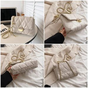 Women's PU Leather Messenger Bag with Adjustable Strap