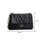 Women's PU Leather Messenger Bag with Adjustable Strap