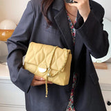 Women's PU Leather Messenger Bag with Adjustable Strap