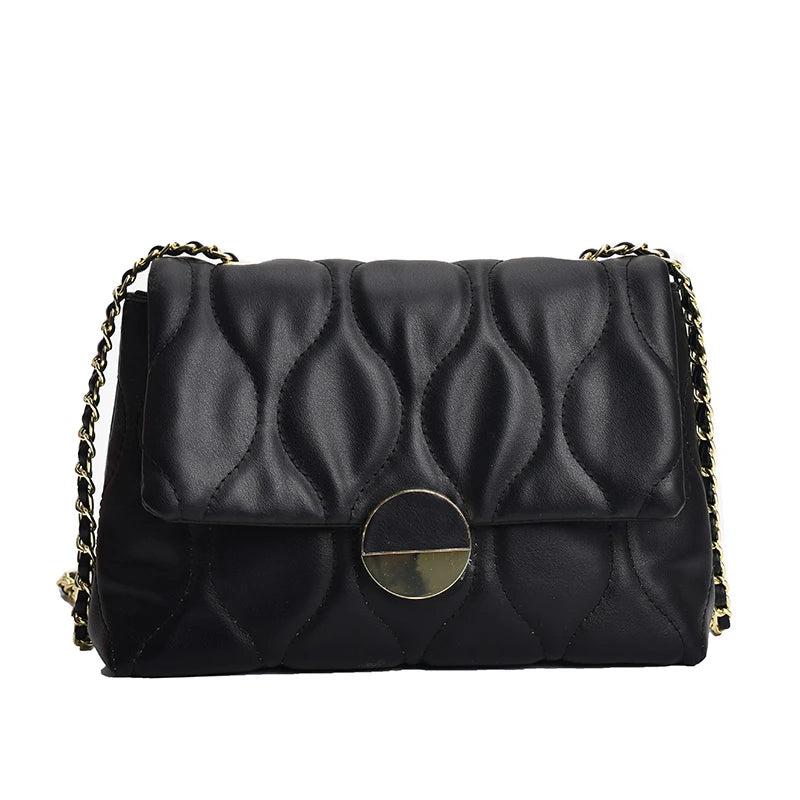 Women's PU Leather Messenger Bag with Adjustable Strap