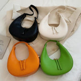 Retro Crescent Half Moon Women Bag Women Handbag Versatile Shoulder Bag