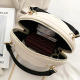 Hip-Hop Chain Crossbody Bag Funny Rugby Barrel-Shape Ladies Shoulder Bags