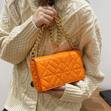 Embroidery Thread Women Bag Chain Shoulder Bags High Shoulder Purses And Handbag