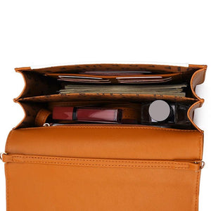 Panelled Leather Women's Small Crossbody Bag