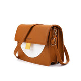 Panelled Leather Women's Small Crossbody Bag