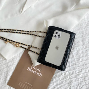 Women Shoulder Bag Chain Flap Quilted Embroidery Handbags Messenger Bag