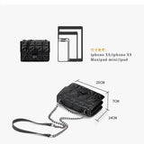 Classic Chain Shoulder Bag Flap Crossbody Mini Messenger Handbag HPS1296