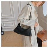 Retro Crossbody Bag Faux Suede Shoulder Bag