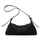 Retro Crossbody Bag Faux Suede Shoulder Bag