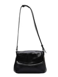 Soft Pu Leather Crossbody Bag Solid Shoulder Commuter