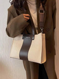 Canvas Tote Crossbody Bags for Women Large Capacity Shopper Underarm Women's Sho