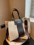 Canvas Tote Crossbody Bags for Women Large Capacity Shopper Underarm Women's Sho
