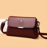 High PU Leather Crossbody Shoulder Bag