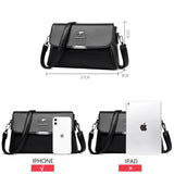 High PU Leather Crossbody Shoulder Bag