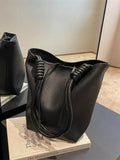 Women's Bucket Shoulder Bag Crossbody Pu Leather Handbags Underarm