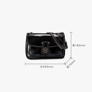 Women's Retro Messenger Bag with Classic Wallet Satchel